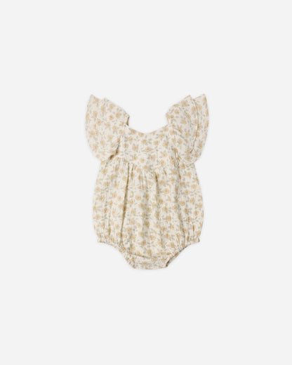 Roxy Romper Yellow Floral