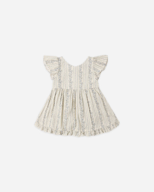 Lila Romper Blue Floral