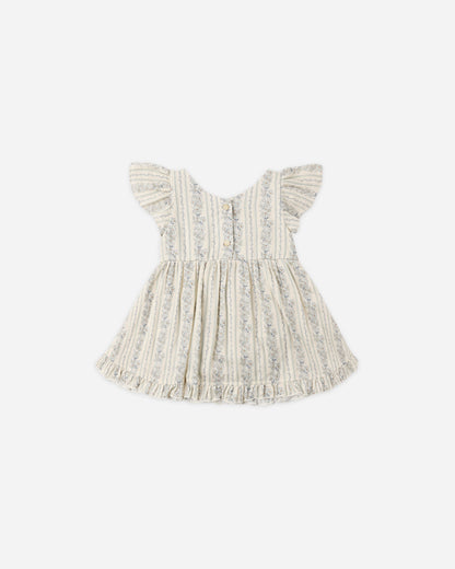 Lila Romper Blue Floral