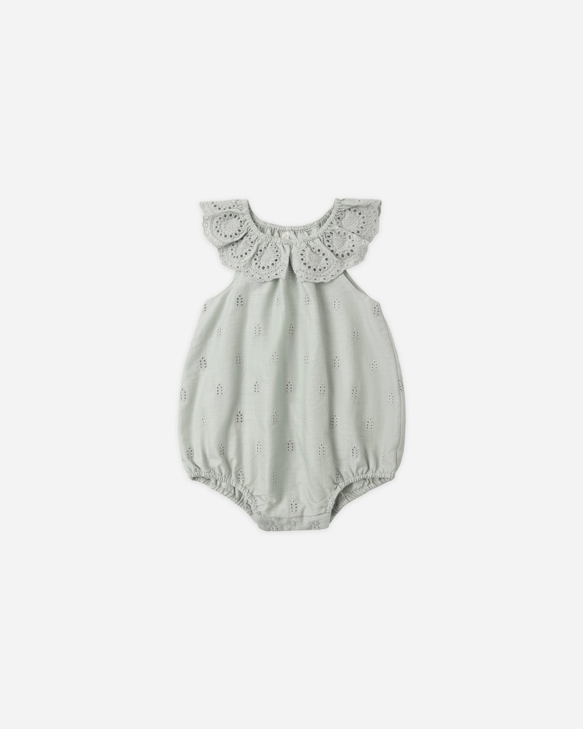 Myla Romper Seafoam