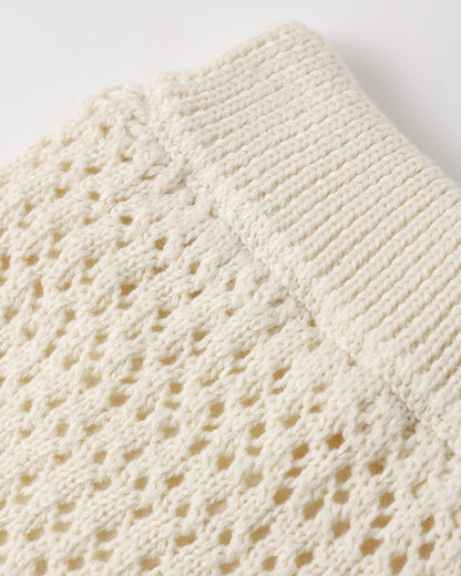 Crochet Tank Set Natural