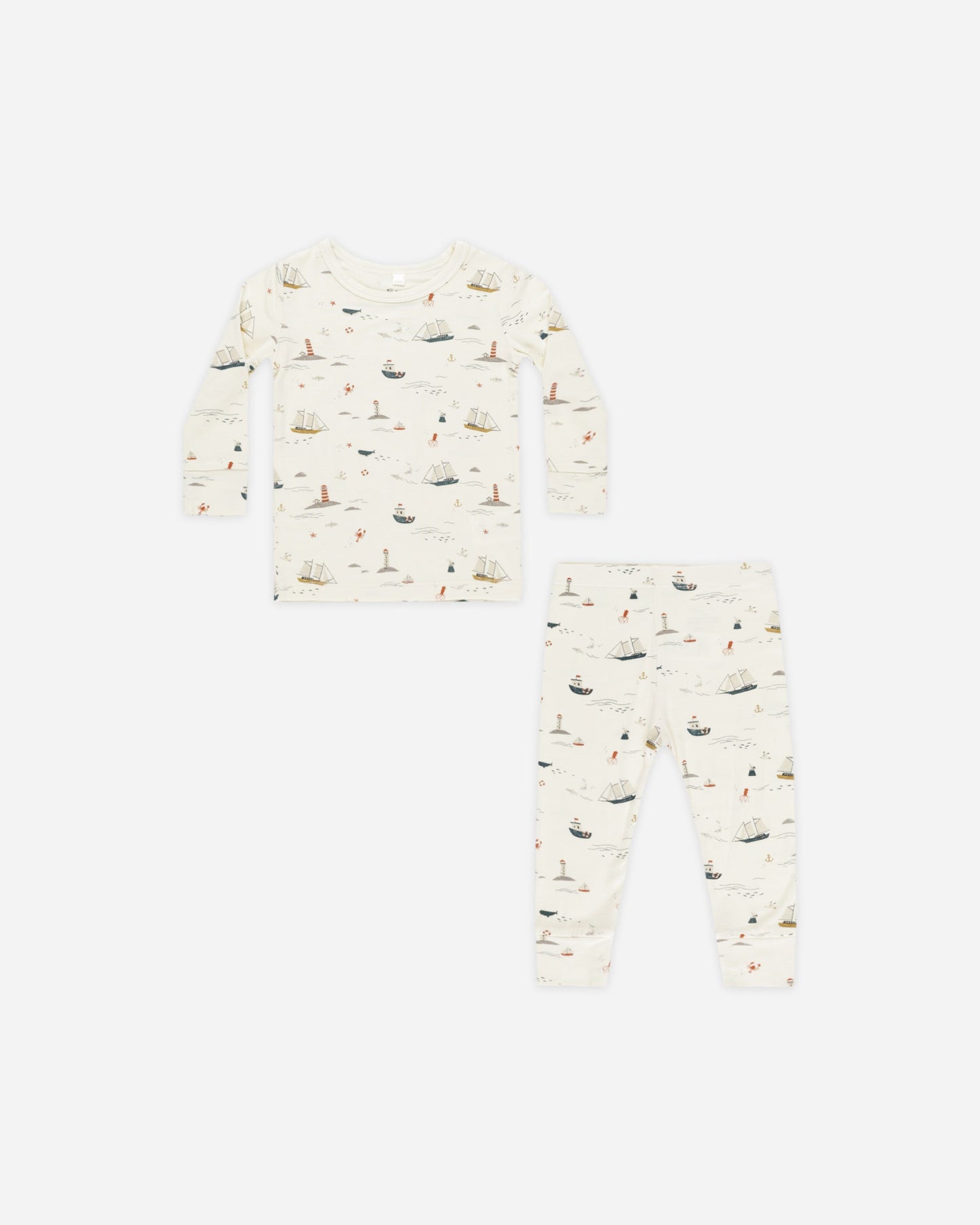 Long Sleeve Pajamas Nautical