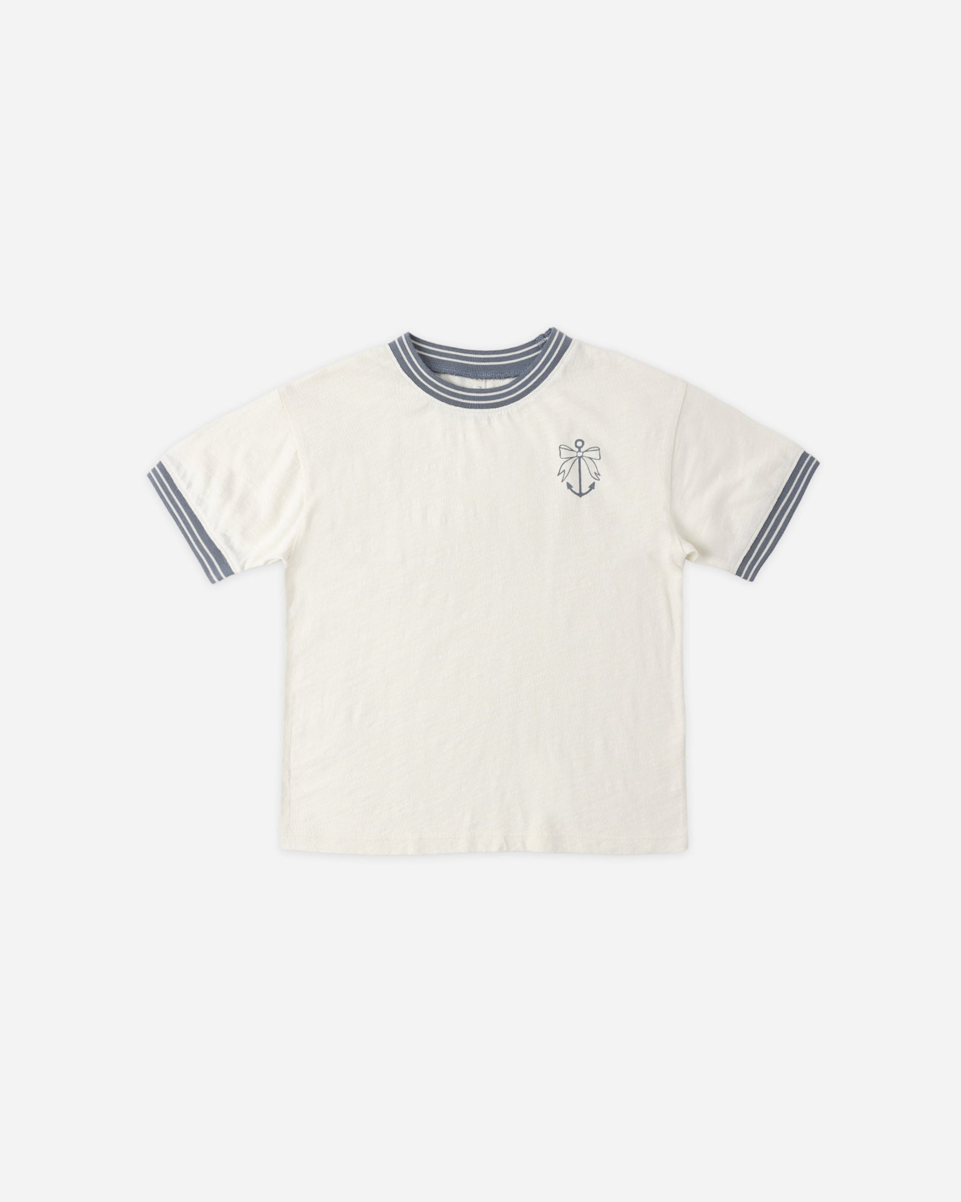 Ringer Tee Anchor Bow