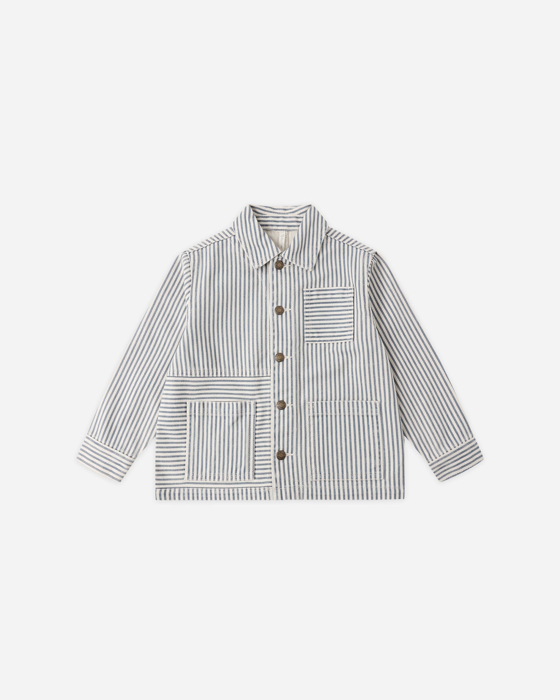 Denim Jacket Railroad Stripe