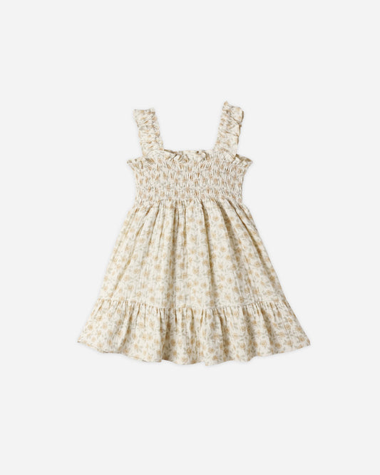 Sutton Dress Yellow Floral