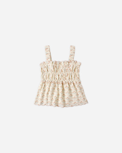 Smocked Tank Blossom