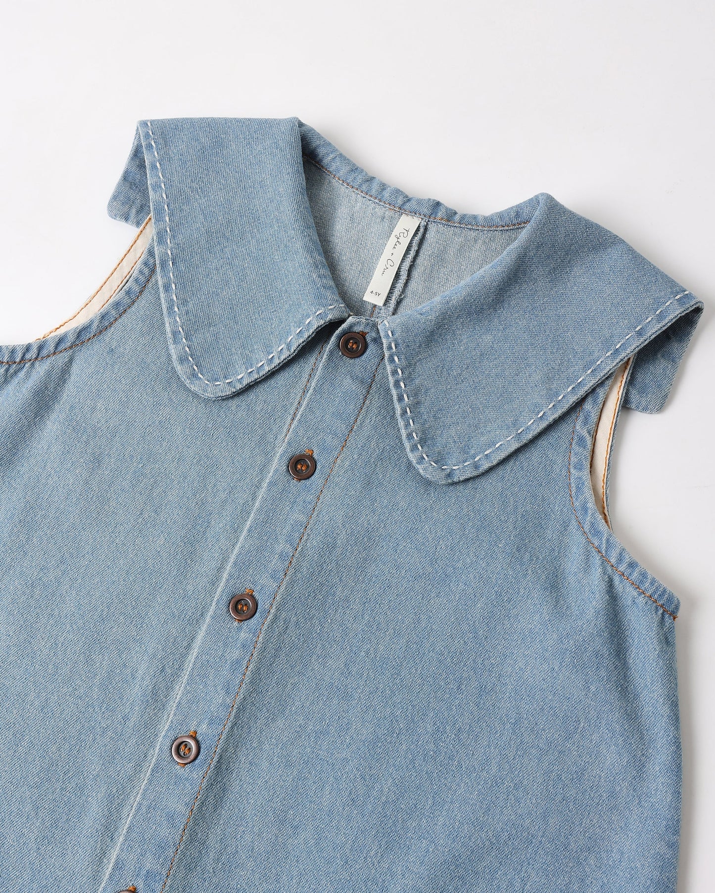 Adria Dress Washed Blue