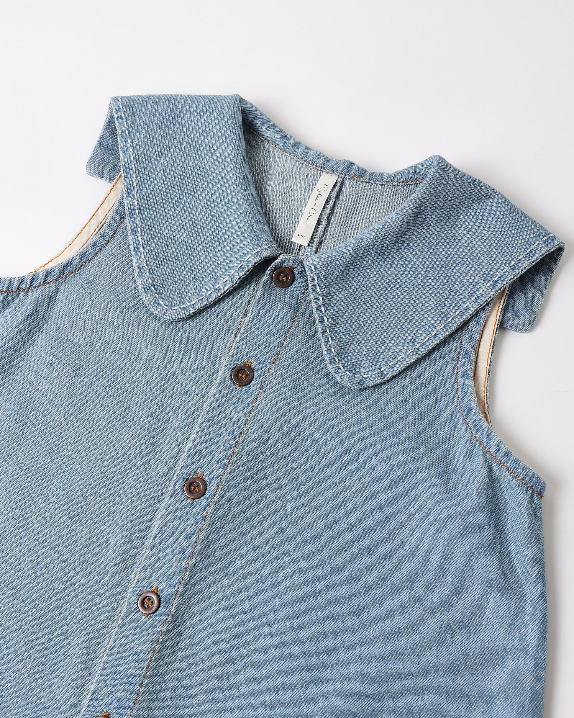 Adria Dress Washed Blue