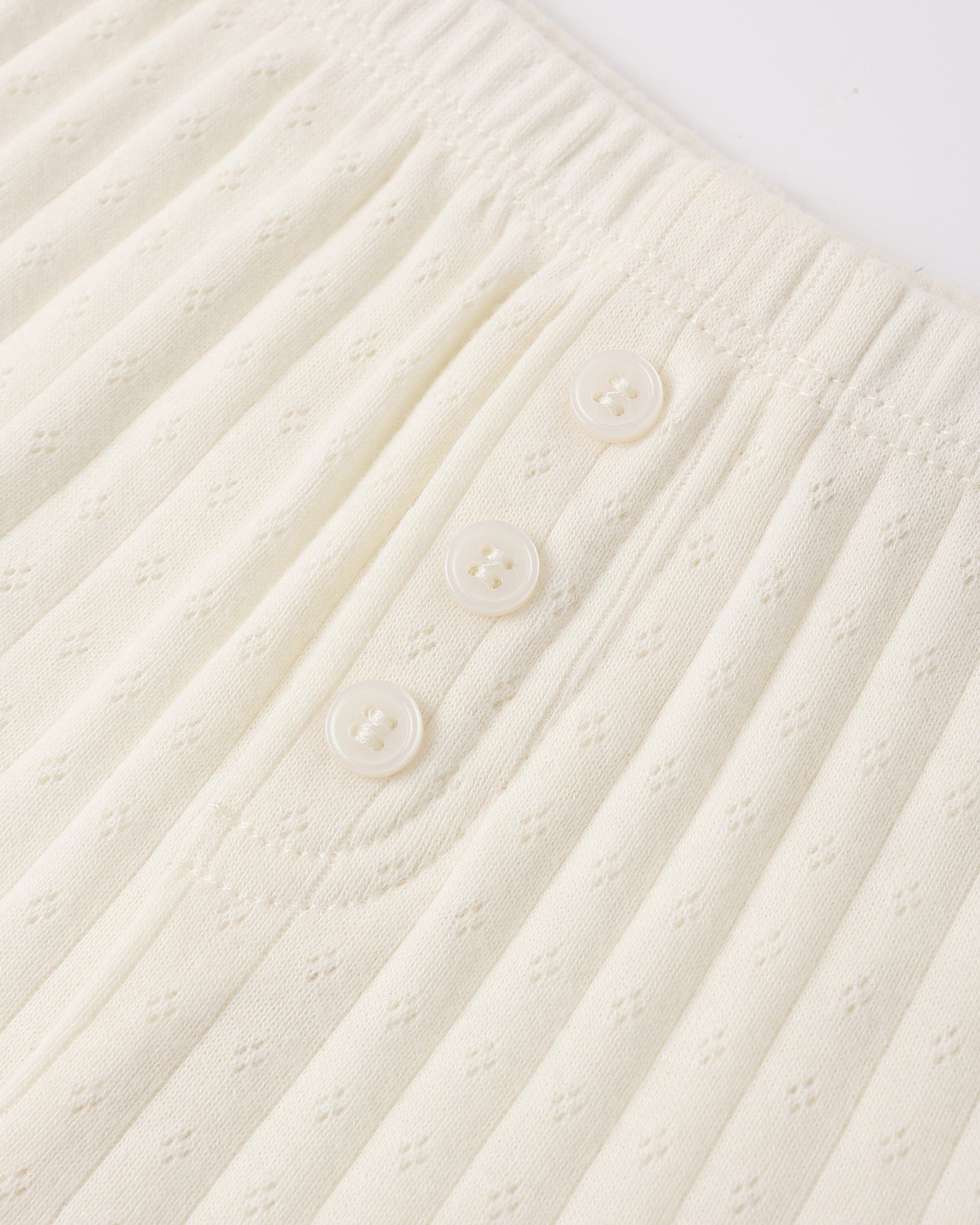 Pointelle Lounge Set Ivory