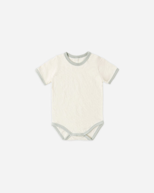 Ringer Bodysuit Seafoam