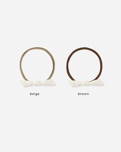 Little Knot Headband Ivory