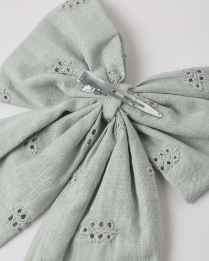 Oversized Bow Seafoam
