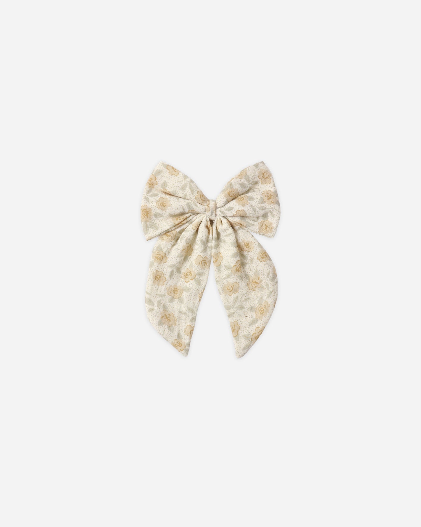 Oversized Bow Yellow Floral