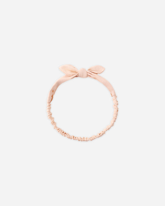 Baby Bow Headband Blush