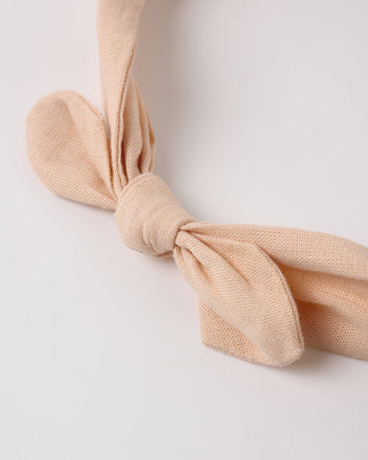 Baby Bow Headband Blush
