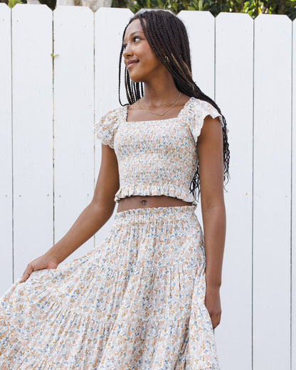 Teen Zayla Top Flower Fields