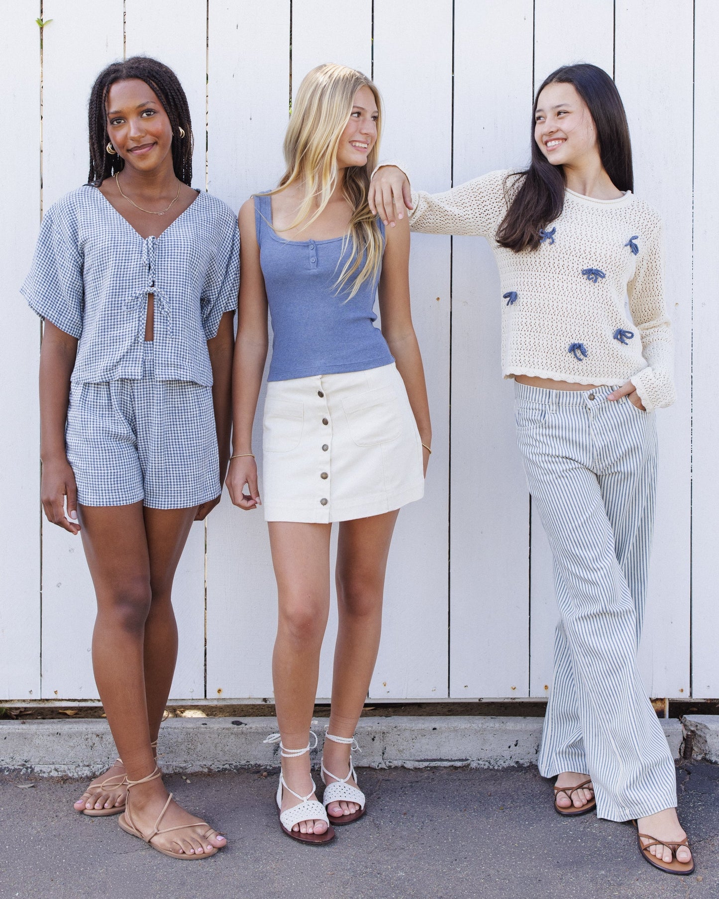 Teen Crochet Knit Pullover Bows