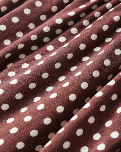 Women's Jane Dress Chocolate Polka Dot