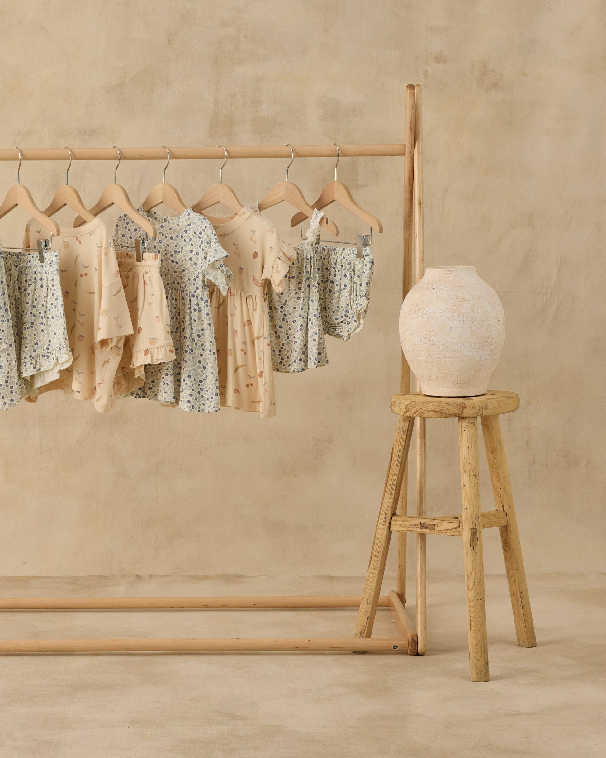 Swing Top & Bloomer Set Blue Ditsy