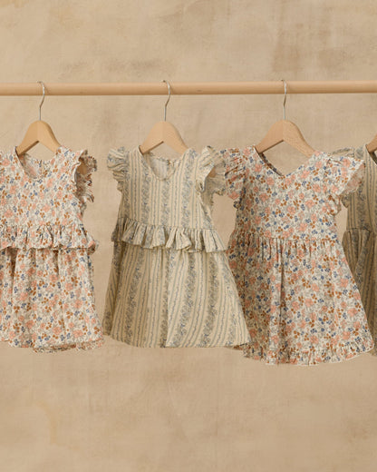 Brielle Dress Blue Floral