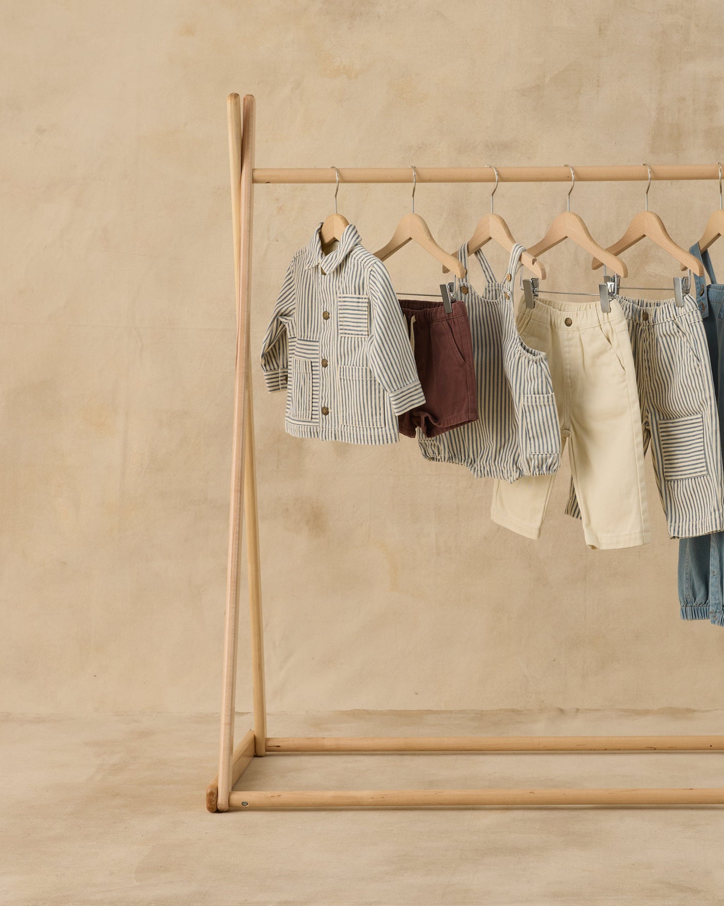 Denim Jacket Railroad Stripe
